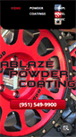 Mobile Screenshot of ablazepowdercoating.com